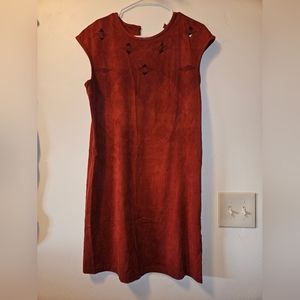 Woman's medium Suede dress